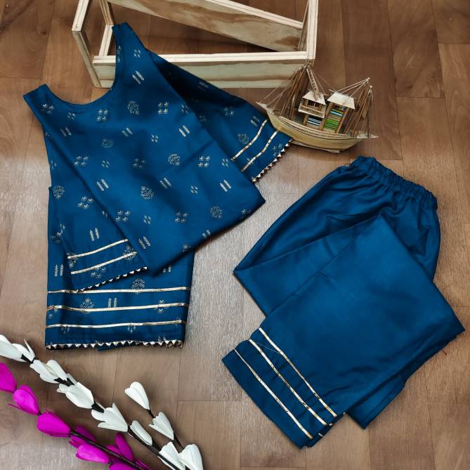 Shubh 2 Cotton Designer Fancy Ethnic Wear Kurti With Pant Collection